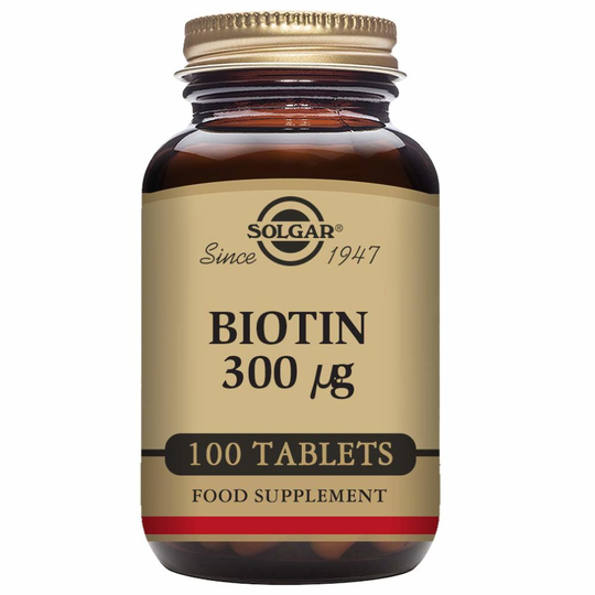 Solgar Biotin 300 μg Tablets - Pack of 100