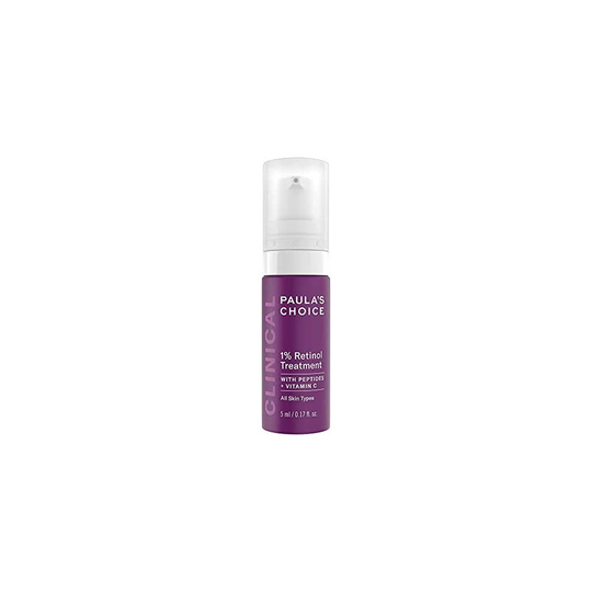 Paula's Choice Clinical 1% Retinol Treatment - Anti Aging & Skin Firming Serum for Face - Fights Wrinkles & Pigmentation with Vitamin C & Peptides -