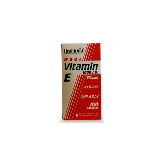 Healthaid Vitamin E 1000iu Natural Capsules 100's
