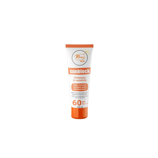 Rivaj Uk Whitening & Vanishing Sunblock SPF 60/PA+++
