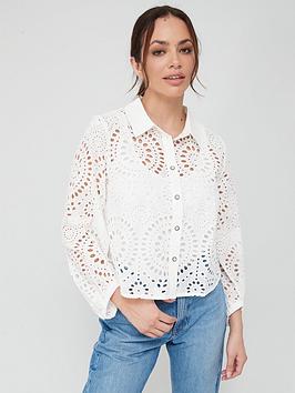Coster Copenhagen Broderie Anglaise Shirt - White