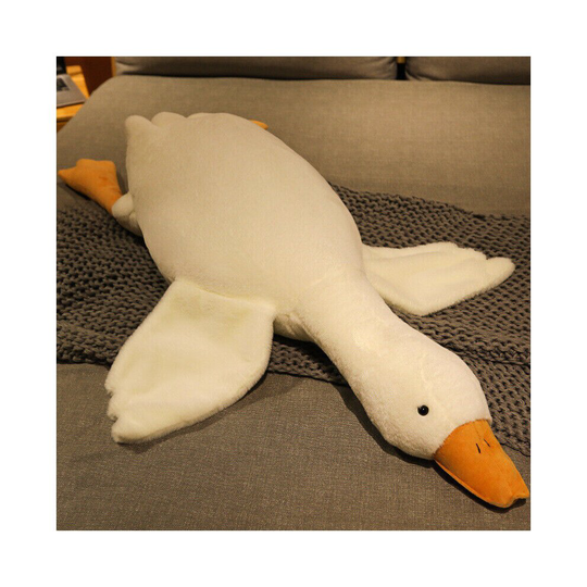 (160 cm) Big White Goose Kids Pillow Sleeping Plush Toy