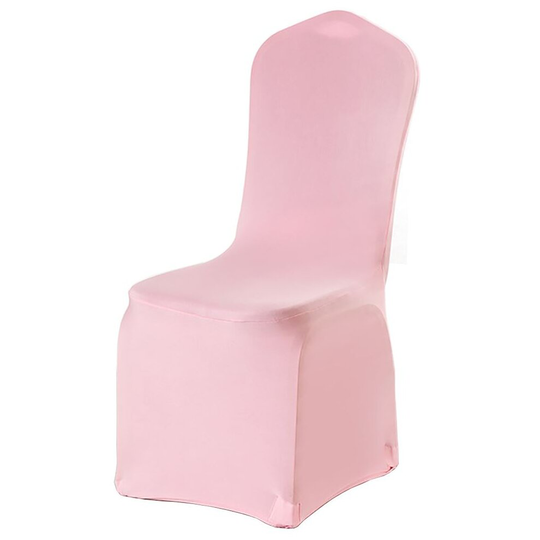 (Baby Pink, 10) Dining Chair Covers Stretch Slipcover Wedding Banquet Washable 1/4/6/10 Pcs