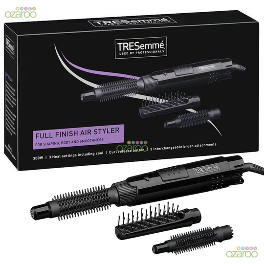 TRESEMME 5265TU Full Finish Hot Air Styler Salon Hair Brush Black 300W