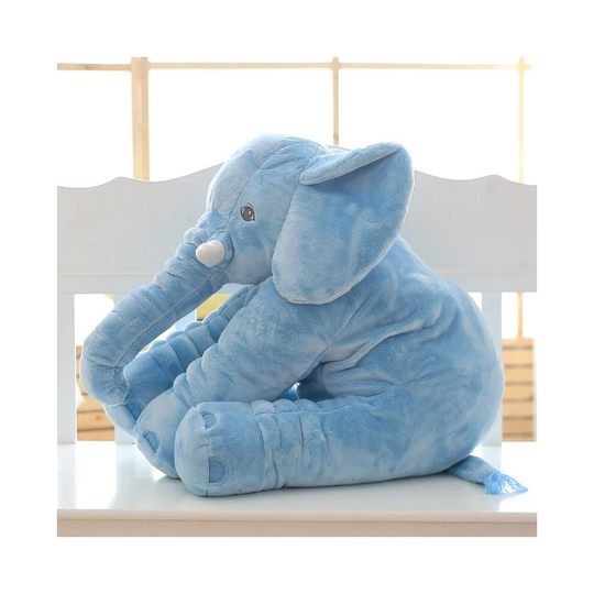 (Blue, 60cm) Soft Plush Elephant Sleep Pillow Baby Cushion Toy