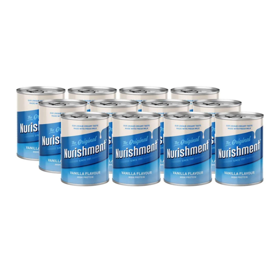Nurishment The Original Vanilla Flavour 400g (Pack of 12)