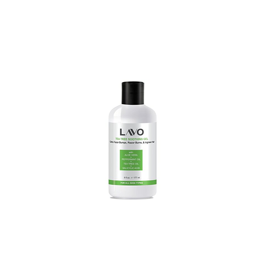 LAVO Tea Tree Gel w/Salicylic Acid - BEST Ingrown Hair Treatment - Razor Bump and Burn Remover - Bikini Lines & Acne - Use After Shaving, Hair Removal
