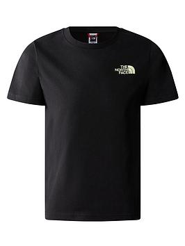 The North Face Older Girl Short Sleeve Relaxed Redbox Tee - Black
