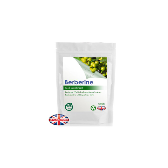 Berberine 1000mg (120 Tablets) Depression, Metabolism, Blood UK (V)