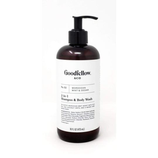 Goodfellow & Co - No. 03 Moroccan Mint & Cedar 2-in-1 Shampoo & Body Wash - Men's Scented Shampoo and Body Wash Helps You Look and Smell Your Best