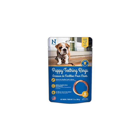 N-Bone Puppy Teething Ring Chicken Flavor (6 rings)