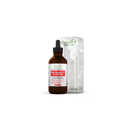 Saw Palmetto & Cayenne Hair Loss Scalp Treatment. DHT Blocker, Organic Hair Growth Oil For Hair Thinning Prevention Postpartum Alopecia. Capsaicin, 4