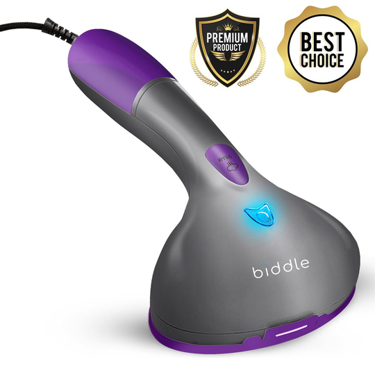 Clothes Steamer, Handheld Garment Steamer by biddle. Fastest 15s Heat-Up, 1500W Powerful Fabric Steamer, Portable Travel Steamer, Steam Iron,...