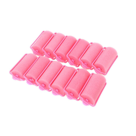 12pcs Magic Sponge Foam Cushion Hair Styling Rollers Curlers Twist Too
