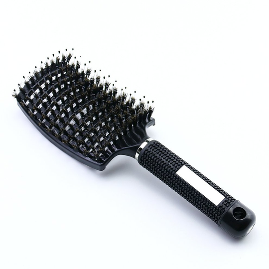 Boar Bristle Hair Brush set -JT JUSTIME Curved and Vented Detangling Hair Brush