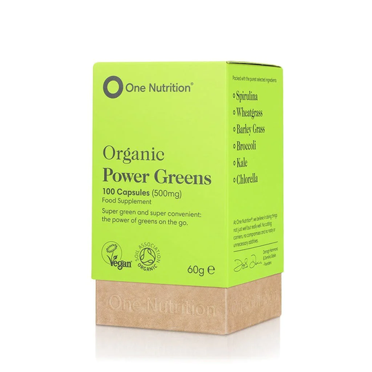 One Nutrition - Power Greens Capsules 500mg, 100 Capsules