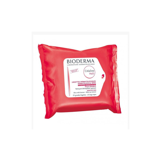 Make Up Remover Wipes Créaline H2o Bioderma (25 pcs)