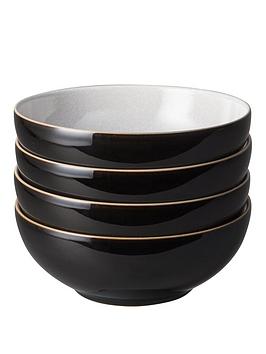 Denby Elements Set Of 4 Cereal Bowls &Ndash; Black
