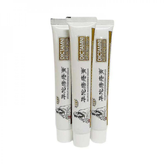 3pcs Huatuo Hemorrhoids Ointment External Internal Anal Fissure Bleeding Swelling Chinese Plaster Antibacterial