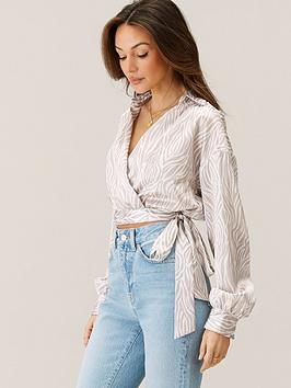 Michelle Keegan Printed Relaxed Shirt - Multi