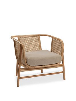 Desser Natural Seoul Chair With Latte Fabric