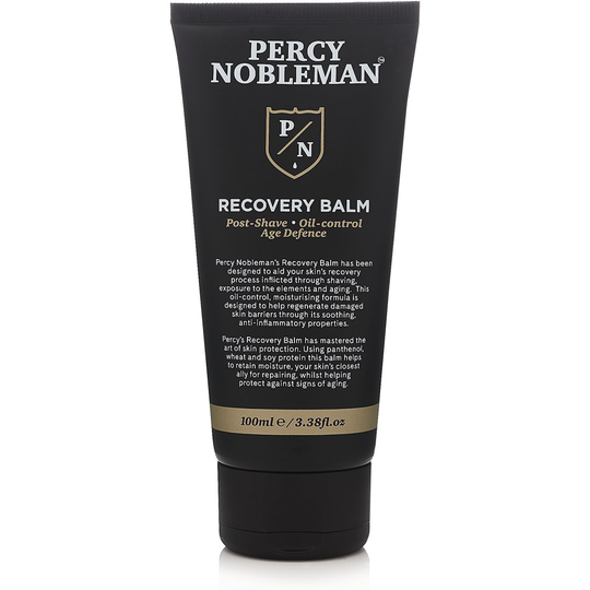 Recovery Balm by Percy Nobleman. Aftershave Balm. Post Shave Men's Moisturiser. Oil Control Moisturiser for Men 100ml