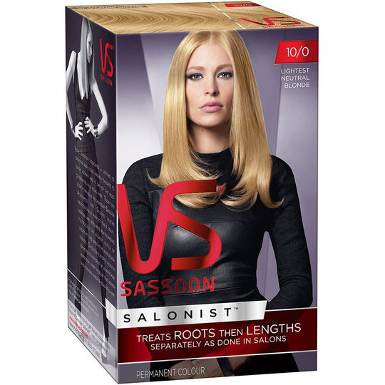 Vidal Sassoon Salonist 10/0 Lightest Neutral Blonde Hair Colour