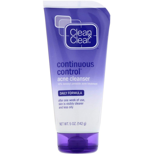 Clean And Clear Continuous Control Acne Cleanser 5 Ounce