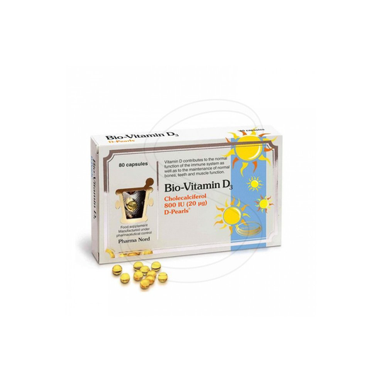 Pharma Nord Bio-Vitamin D3 20mcg 800iu 80 capsules