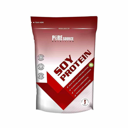(Natural, 500g) Soy Protein Isolate Powder Natural Vegan Flavoured