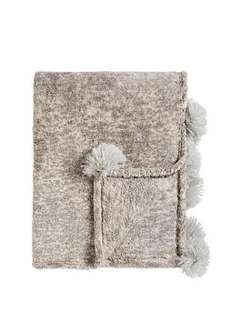 Cascade Home Marble Pom Pom Throw