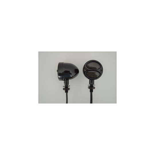 Motorbike LED Triple Action Indicators STOP & Tail Light Steel-Pair