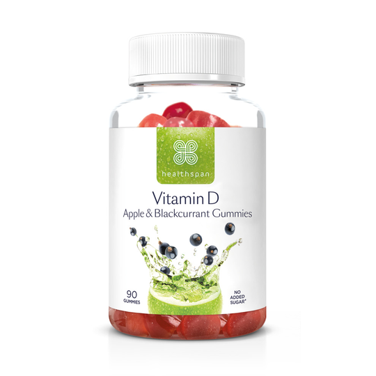 Healthspan Vitamin D Gummies, 90 Gummies, Apple & Blackcurrant