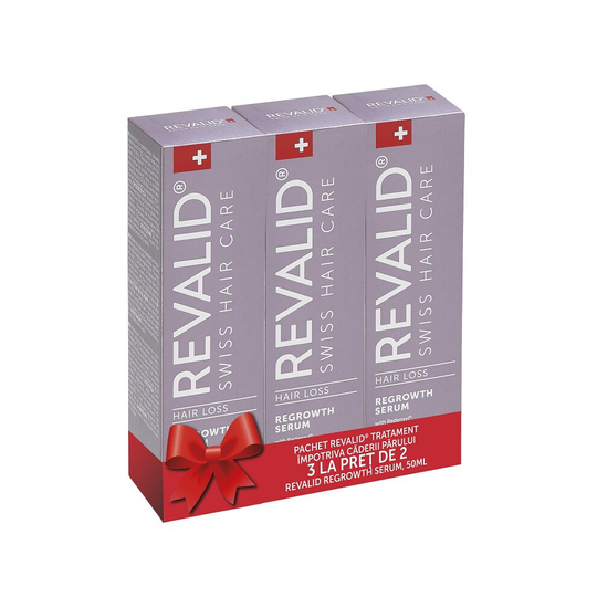 REVALID 50 ml x3 REGROWTH SERUM for HAIR LOSS