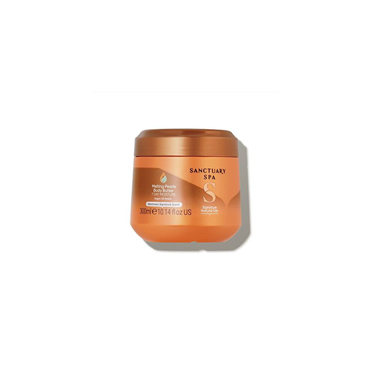 Sanctuary Spa Melting Pearl Body Butter with Shea Butter & Argan Oil, No Mineral Oil, Cruelty Free & Vegan Body Moisturiser for Women, 300g