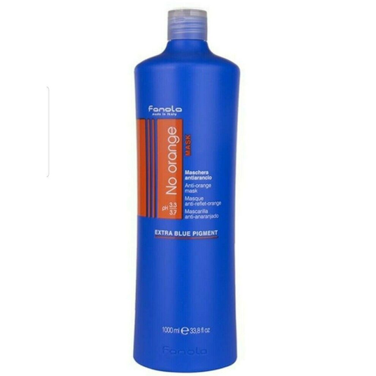 Fanola NO ORANGE MASK Extra Blue Pigment for Dark Hair 1000 ml