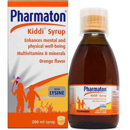 Pharmaton Kiddi Multivitamin And Minerals Syrup 200ml
