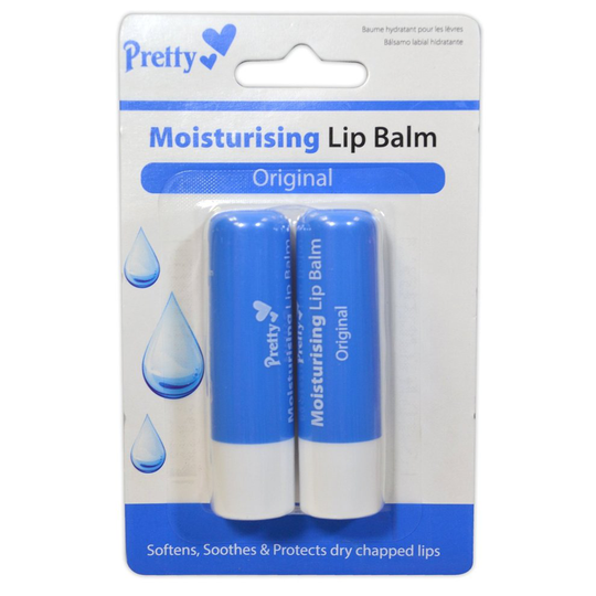 Pretty Moisturising Lip Balm Twin Pack ~ Original