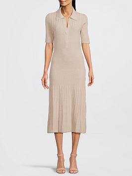 Joseph Fine Merino Rib Dress - Maplewood