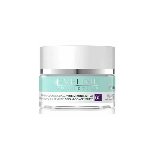 EVELINE HYALURON&COLLAGEN DAY AND NIGHT CREAM 60+50ML NA DZIEN / NOC