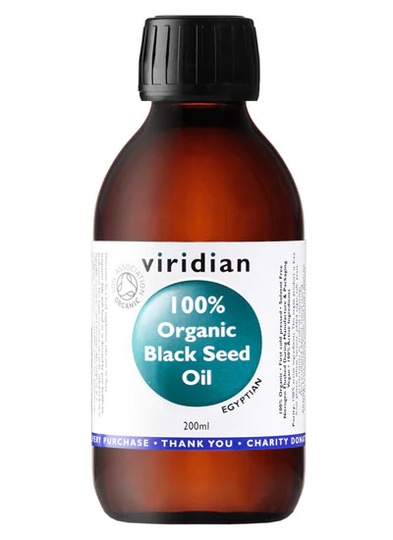 Viridian Organic Black Seed Oil 200ml