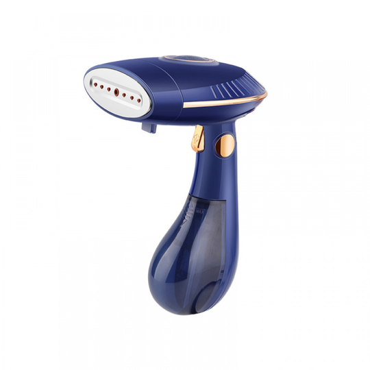 Portable iron, Handheld Steam IronEasy-to-use, Space-saving Design, and Equipped with Sanitizing and Anti-allergenic Functions(Blue, 168ML, UK plug)