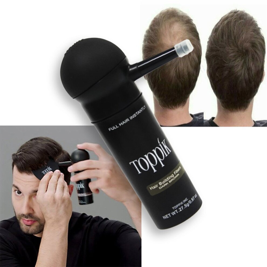 (Dark Brown) Toppik Hair Building Fibers and Spray Applicator 27.5g