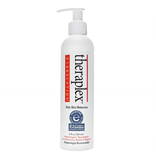 Theraplex Hydro Lotion - Daily Skin Maintenance and Dry Skin Protection, No Parabens or Preservatives, Noncomedogenic, and Hypoallergenic, Fragarance