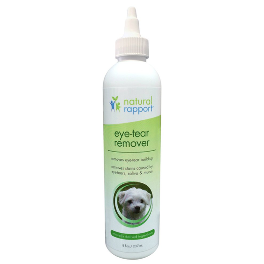 Dog Eye Tear Stain Remover - Natural Formula For Dogs With White Fur (236 mL)