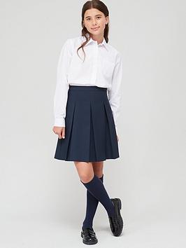 Everyday Girls 3 Pack Long Sleeve Blouses - White, White, Size Age: 3-4 Years, Women