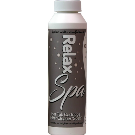 Plastica 6 x 500ml Relax Spa Cartridge Filter Cleaner (Soak)