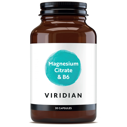 Viridian Magnesium Citrate & B6, 30 VCapsules