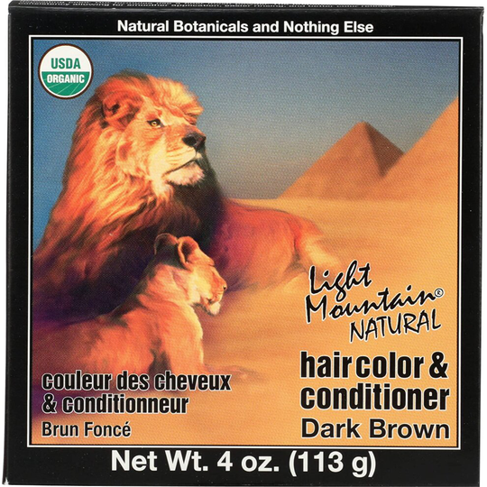 Light Mountain Dark Brown Henna 4 oz.