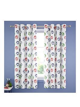 Catherine Lansfield Eat Sleep Football Eyelet Curtains, Multi